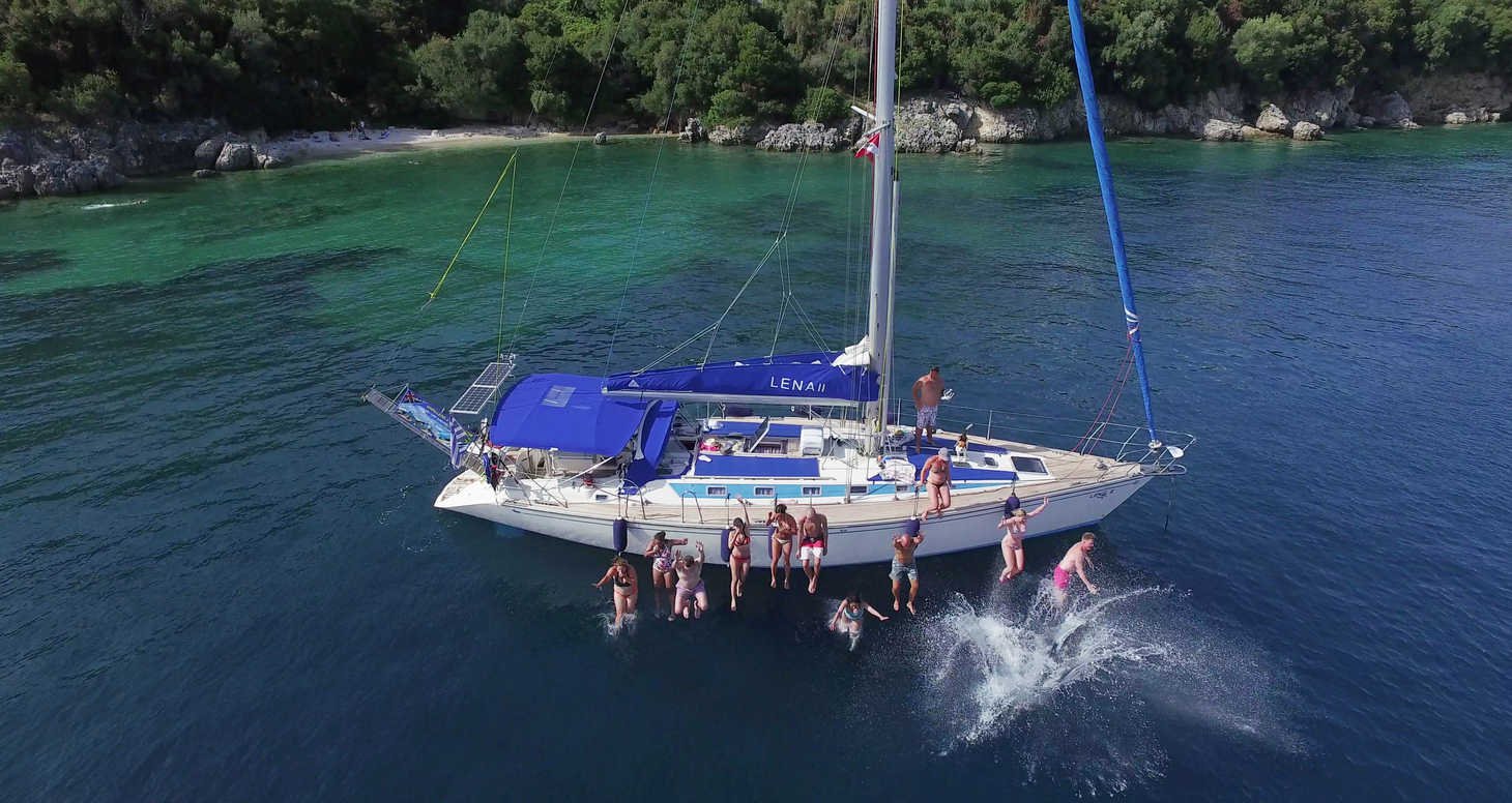 day cruise catamaran corfu